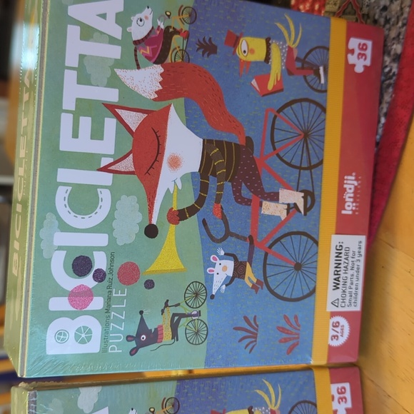 Bicicletta Puzzle by Londji Barcelona (2) NIB - Picture 2 of 6